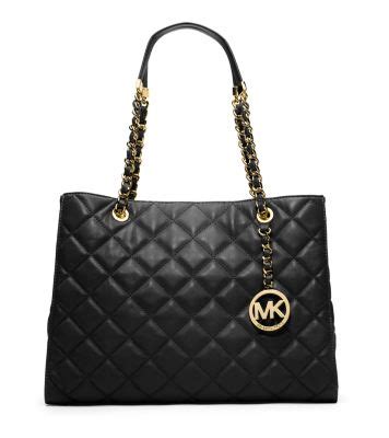 michael kors susannah large tote vanilla|Susannah Large Quilted.